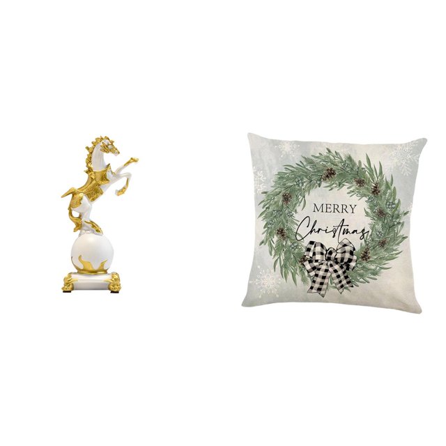 Estatua de caballo, estante para escritorio, oficina, decoración del hogar, figura de escritorio, adorno de resina con fina artesanía y creatividad, a