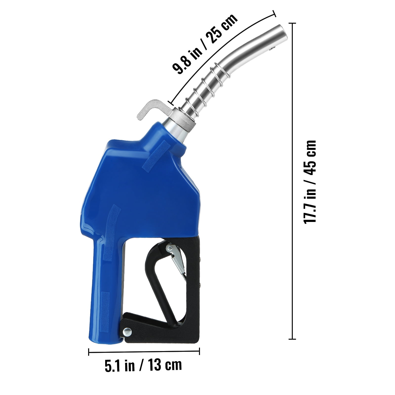VEVOR Automatic Fuel Nozzle Shut Off Fuel Refilling 3/4" NPT 13/16" Spout Diesel