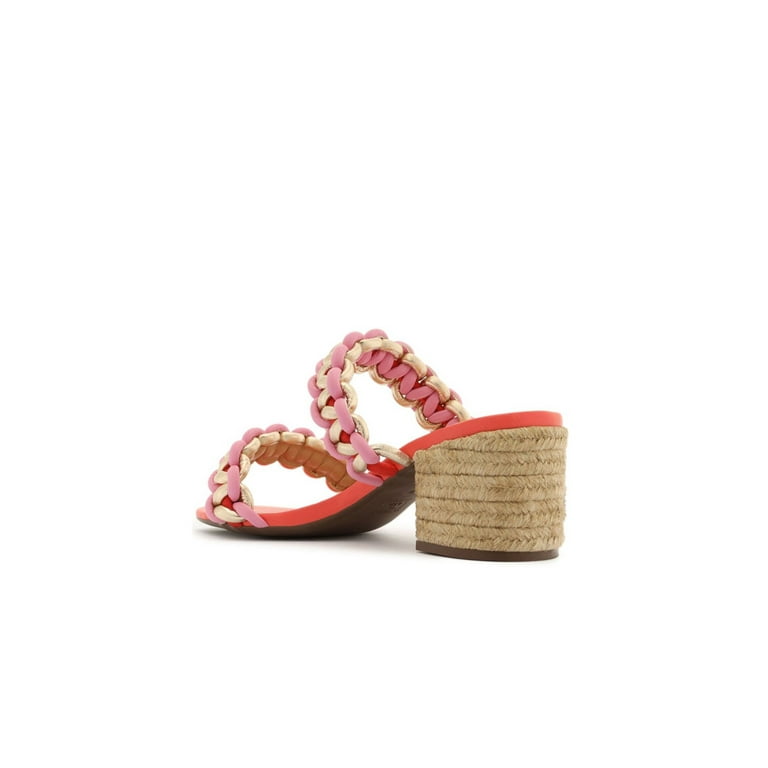 Coral mid heel sandals 2025
