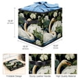 thumbnail image 3 of Swan Foldable Storage Cubes with Handle, 10.8"x10.5"x10.6", Large Capacity - Storage Bins, Storage Basket, Toy Box, 3 of 6