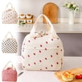 thumbnail image 7 of Corduroy Food Pouches with Drawstring, 10.2 Inch Insulated Meal Containers, Thermal Lunch Bags,for Adults Office Commute and Home Picnic Organization, 7 of 7