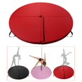 thumbnail image 4 of Almencla Tapis de Danse Pliable pour Perche Protection de Plancher Tapis Anti-Choc pour Intérieur Studio Extérieur Rouge, 4 of 8