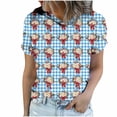 thumbnail image 4 of VKOYWKM American Flag Shirts for Women 4th of July Independence Day Graphic Tees Patriotic Short Sleeve Crew Neck Summer Tops Tshirts, 4 of 7