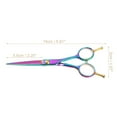 thumbnail image 4 of Unique Bargains Hair Scissors Hair Cutting Scissors Stainless Steel Razor 5.9", 4 of 7