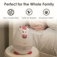 thumbnail image 5 of Crane Adorables Ultrasonic Mini Unicorn Humidifiers for Bedroom and Baby Nursery, .5 Gallon Cool Mist Air Humidifier for Large Room or Kid's Room, 5 of 8