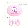 thumbnail image 3 of Sanrio Hellokitty Cinnamoroll Kuromi Pochacco Auriculares Inalámbricos Lindos 4 Estilos Para Elegir Clip-on Auriculares Conducción Ósea No Intrauditiva Pequeños Y Portátiles Conexión Inteligente Usabl, 3 of 4
