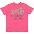 thumbnail image 3 of Inktastic Grandaddy Loves Me Elephant Youth T-Shirt, 3 of 5