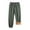 77#Green, variant on Ftwytp Men's Solid Color Joggers Casual Fleece Jogging Bottoms Winter Warm Sweatpants Work Trousers Baggy Pockets Outdoor Sport Pants with Drawstring