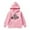 Pink, variant on Kids Hoodies for Girls Jesus Letter Print Sweatshirt Casual Long Sleeve Hooded Sweatshirt Top Warm Fall Winter Clothes 8-9 Years Boy Clothes