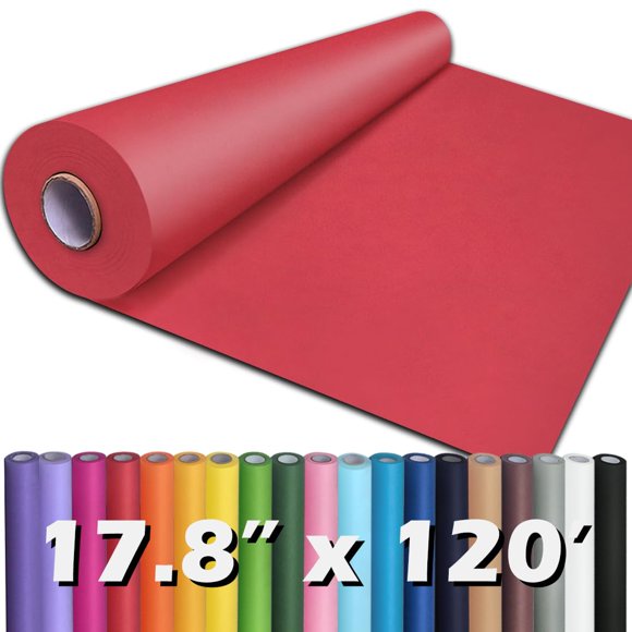 Rollo de papel kraft rojo PH PERKHOMY 45 x 3660 cm 80 g/m²