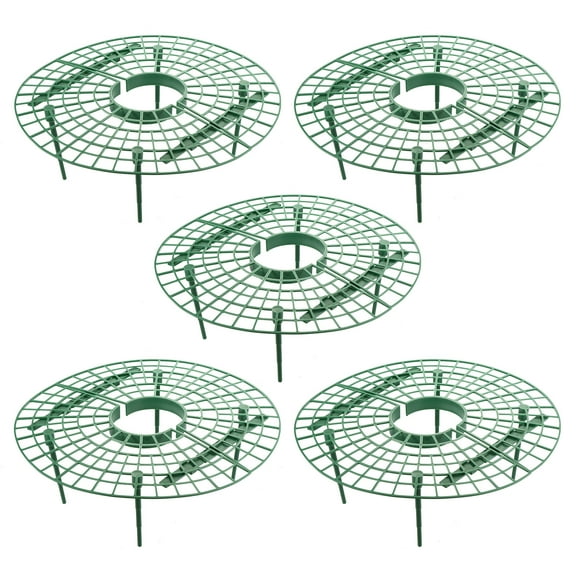 Uxcell Plastic Strawberry Plant Support Holder Grow Rack with Pillars, 8 Pack