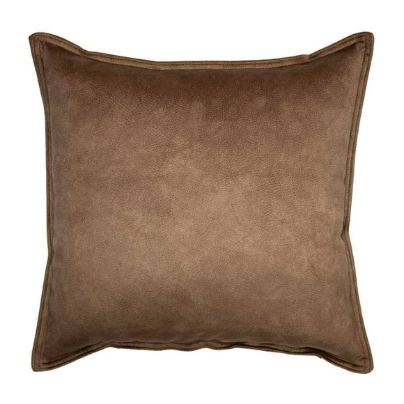 Cojín Decorativo SIC MX Diseño Liso, Con Ribete, Café, 45 x 45 cm