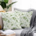 thumbnail image 3 of Outdoor Pillow Cover Sage Green Flowers Set of 2 Waterproof Throw Pillowcases Watercolor Floral Leaf Decorative Patio Furniture Pillows for Couch Garden Indoor & Outdoor Use, 3 of 9