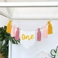 thumbnail image 4 of unbranded 2Ud Banner Bohemio Para Primer Cumpleaños Con Borlas Ideal Para De Fiesta, 4 of 8