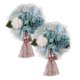 thumbnail image 2 of Xihbxyly oferta del dia Cortina de ducha de poliéster con estampado navideño de copos de invierno y Navidad para baño, 2 of 7