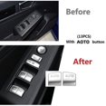 thumbnail image 2 of Compatible con interruptor de elevación de vidrio Honda Civic 2022, con botón automático, plateado, 2 of 3