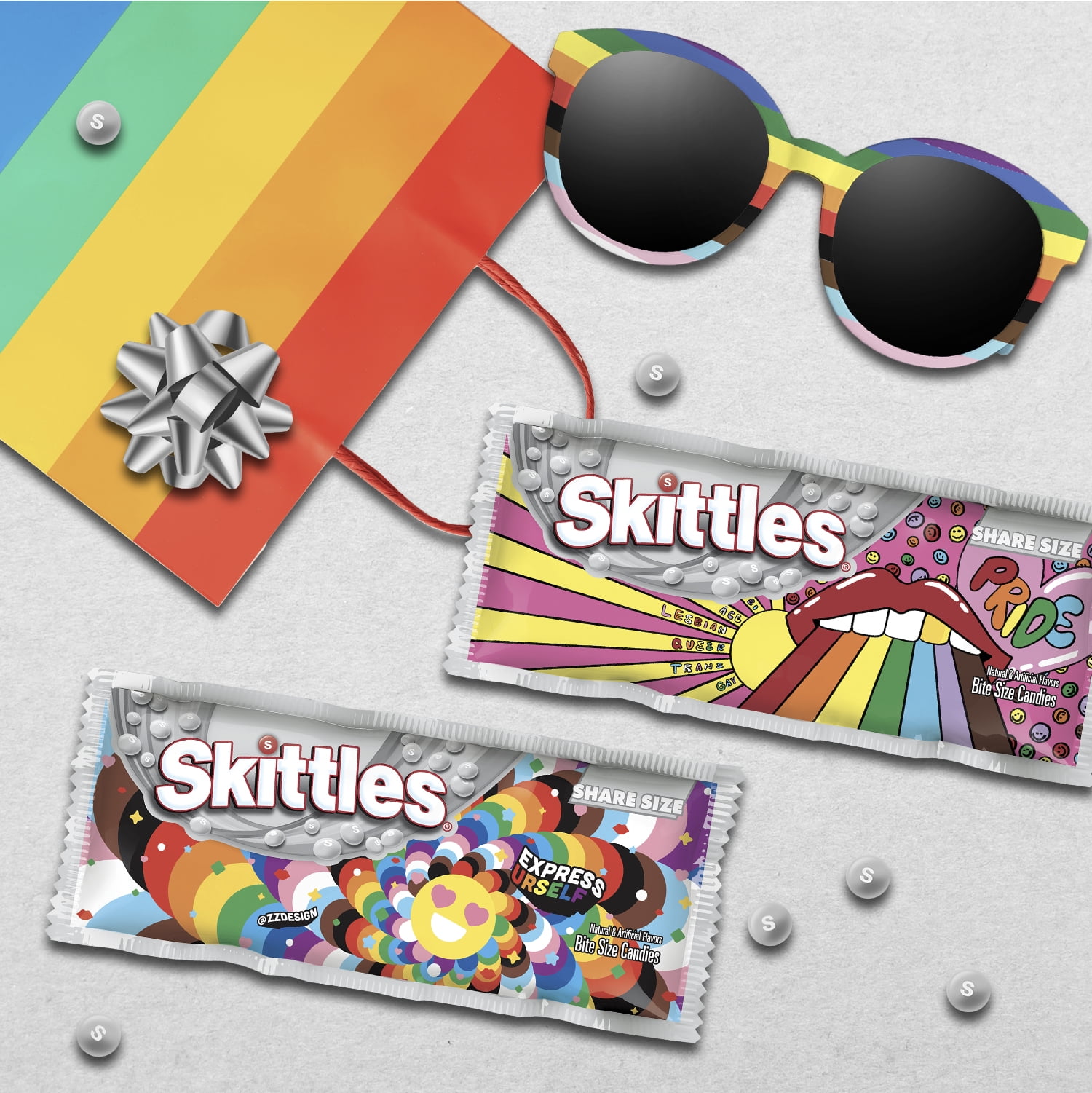 Skittles Original Chewy Candy Limited Edition Pride Pack - 4oz