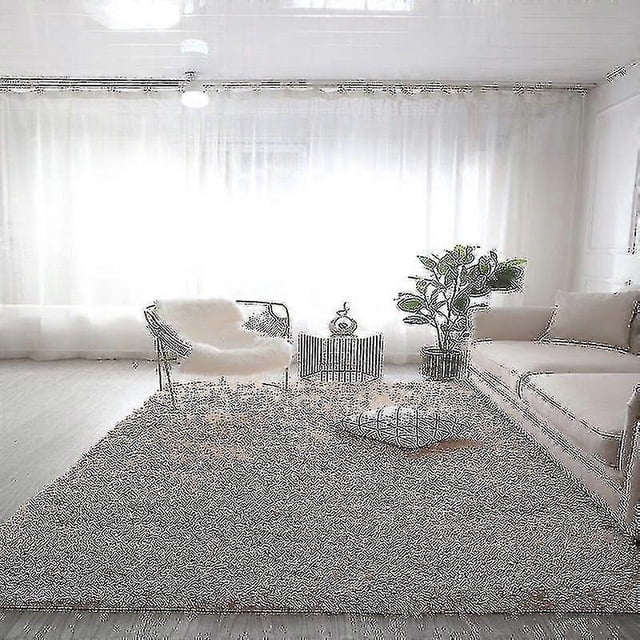 Large Plush Carpet Living Room Decoration Fluffy Rug Thick Bedroom Carpets Anti-slip Floor Soft Lounge Rugs Solid Mat