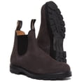 thumbnail image 5 of Blundstone 1464 Men's Pebbled Nubuck Leather Chelsea Boots In Grey Size 9, 5 of 6