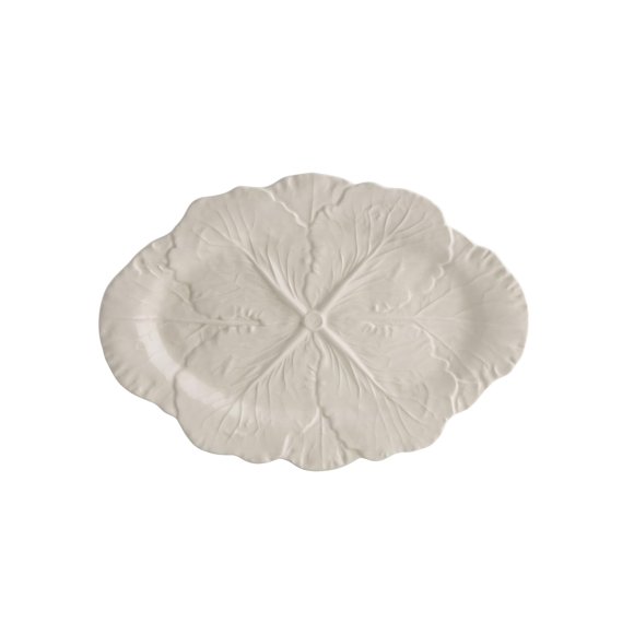Bordallo Pinheiro Cabbage Oval Platter Size: 1.38" H x 14.76" W x 10.24" D