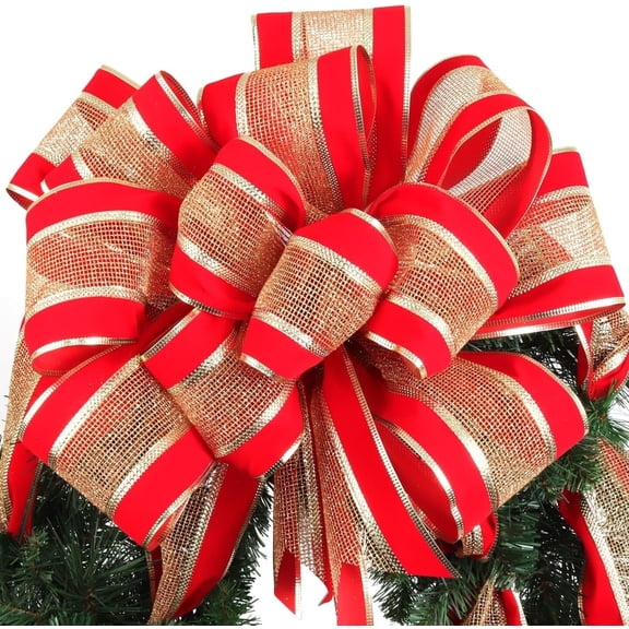 20-Inch Deluxe Evergreen Double Wreath – Full Lush Green Holiday Door Wreath for Christmas Home Décor – Perfect for Front Door, Wall, Window & Fireplace