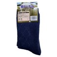 thumbnail image 2 of Lian LifeStyle Women's 2 Pairs Pack Extra Thick Wool Blend Socks Diamond Size 8-11Navy, 2 of 3