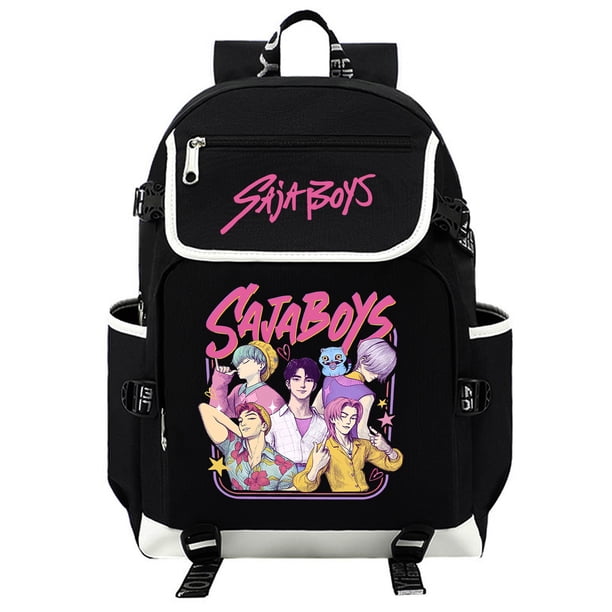 Kpop Demon Hunters Backpack,Large Capacity Shoulder Bag for Camping Study,Adjustable Shoulder to School Supplies Straps Bags Travel Hiking 17.7in