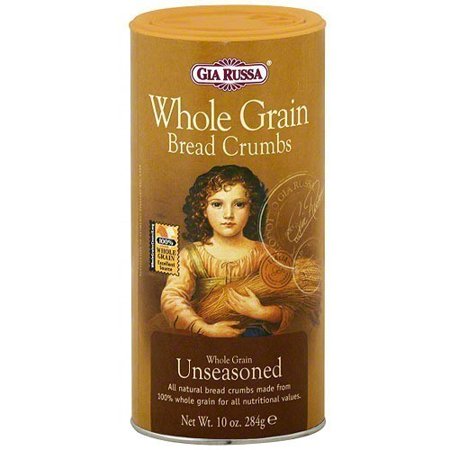 Gia Russa Whole Grain Unseasoned Bread Crumbs, 10 oz (Pack of 6)