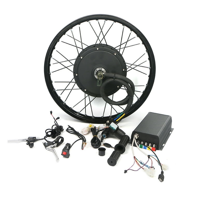 Nbpower 120km h 19inch 60V 96v 5000 Watt QS 205 V3 3.5T Fast Speed Hub Motor Wheel Kits with Sabvoton Sinewave 100A Controller Size 1XL