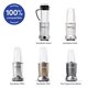 thumbnail image 2 of NutriBullet Taza alta de 24 onzas con anillo de labios estándar, transparente/gris, 2 of 4