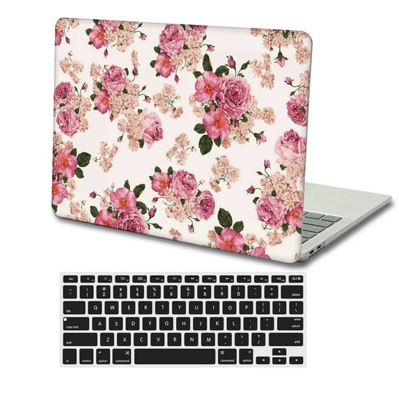 KSK KAISHEK Plastic Hard Case Compatible with 2010-2017 Released MacBook Air 13 inchs No Touch + Black Keyboard Cover Model: A1369 A1466 Flowers 210_2