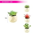 thumbnail image 2 of 4pcs fake flower succulent bonsai creative decoration artificial flower pot planting - type:style3;, 2 of 5