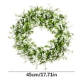 thumbnail image 3 of Oferta del Mes, Coronas de primavera para puerta de entrada exterior, bienvenida, planta de flores de verano, flor inmortal Akmoler, 3 of 9
