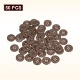 thumbnail image 3 of Uxcell 50pcs Sewing Button 18mm 4 Holes Resin Round Crafting Buttons, Dark Brown, 3 of 6