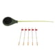 thumbnail image 1 of 5 unids/set caña de pescar en hielo de invierno punta superior portátil extensión de pesca al aire libre aparejos de pesca Parts100mm, 1 of 12