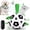 Black Green(with remote control), variant on QDAN Interactive Dog Ball, Smart Moving & Bouncing Plush Dog Toy with Sound, Rechargeable Dog Enrichment Toys, Dog Toys for Small Dogs, Puppy Toy & Birthday Gift for Small and Medium Dogs