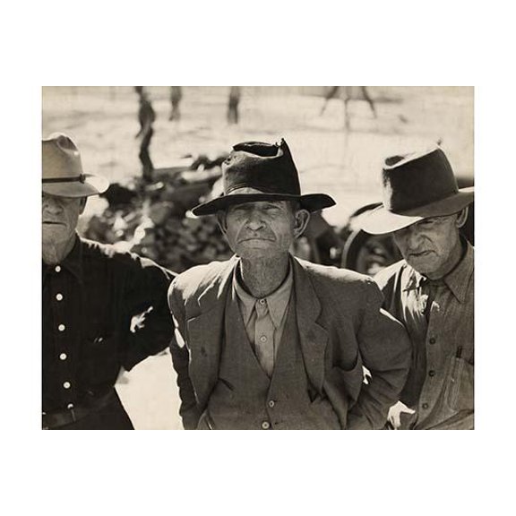 Ex-tenant farmer on relief grant- Fine Art Canvas Print (20" x 30")