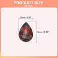 thumbnail image 2 of Uxcell Teardrop Rhinestones Acrylic Pointed Back Rhinestone Beads Gems for Jewelry Making Costume Crystal Embellishments Crafts 10 x 14 mm Wine Red, 2 of 5