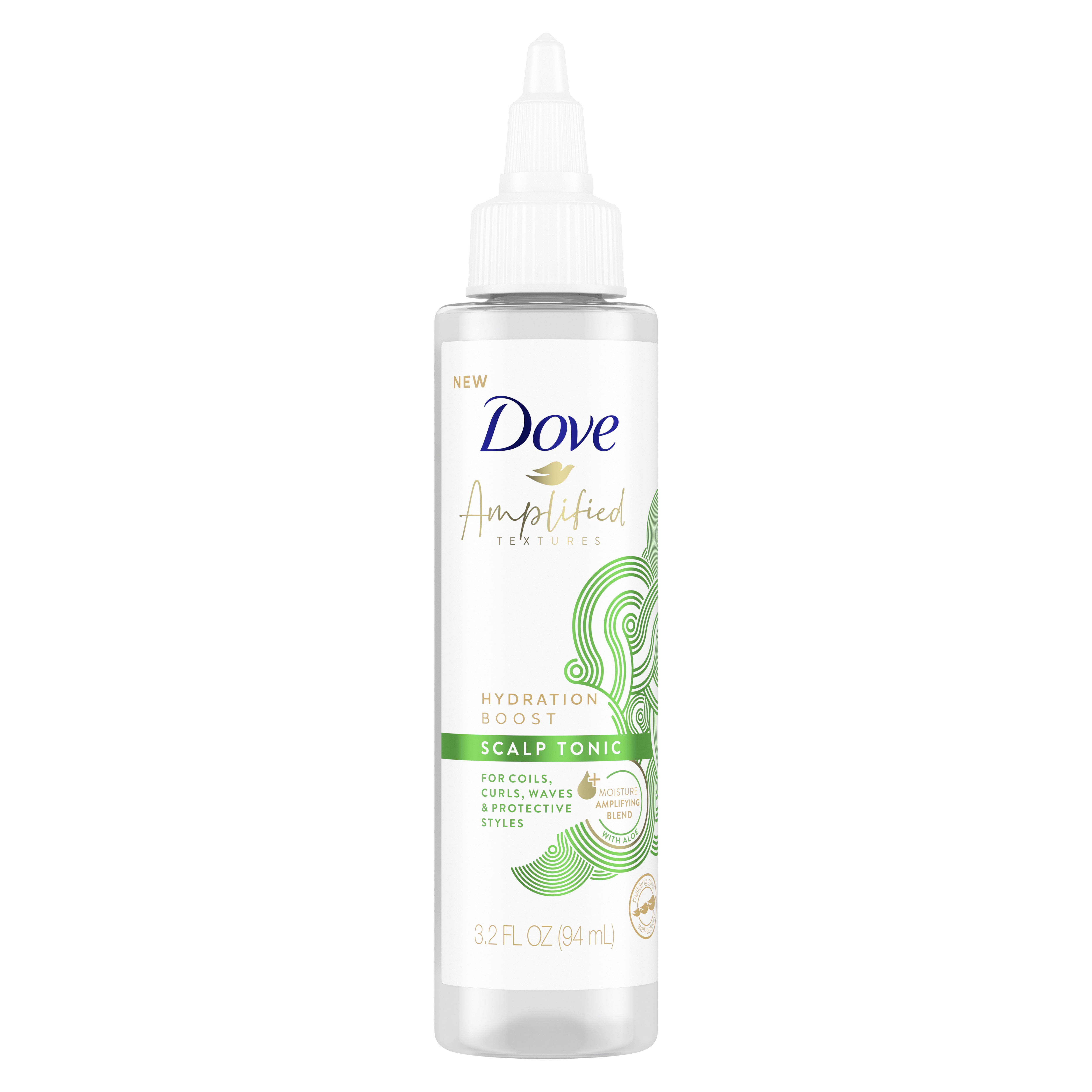 Dove Amplified Textures Leave on treatment Hydrating Scalp Tonic, 3.2