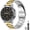 Sliver Gold, variant on BANDOVA Stainless Steel Band for Samsung Galaxy Watch 7/6/5/4, Men Women Metal Link Strap with Tool, Gold(20MM)