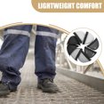 thumbnail image 5 of 4 pares de zapatos de trabajo con puntera de acero, protectores metatarsianos con punta de acero, punteras de seguridad, protector metatarsiano para hombres y mujeres, 5 of 5