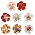 thumbnail image 4 of 4Pcs Rhinestones Pearls Button Clips Decorative Cufflinks Covers For Men Women Evening Dress Shirt Clothing Accessories, 4 of 4