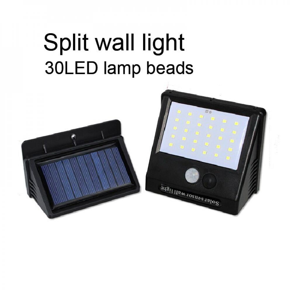 LED PIR Motion Sensor Light Wall Lamp Solar Powered Energy Saving Waterproof