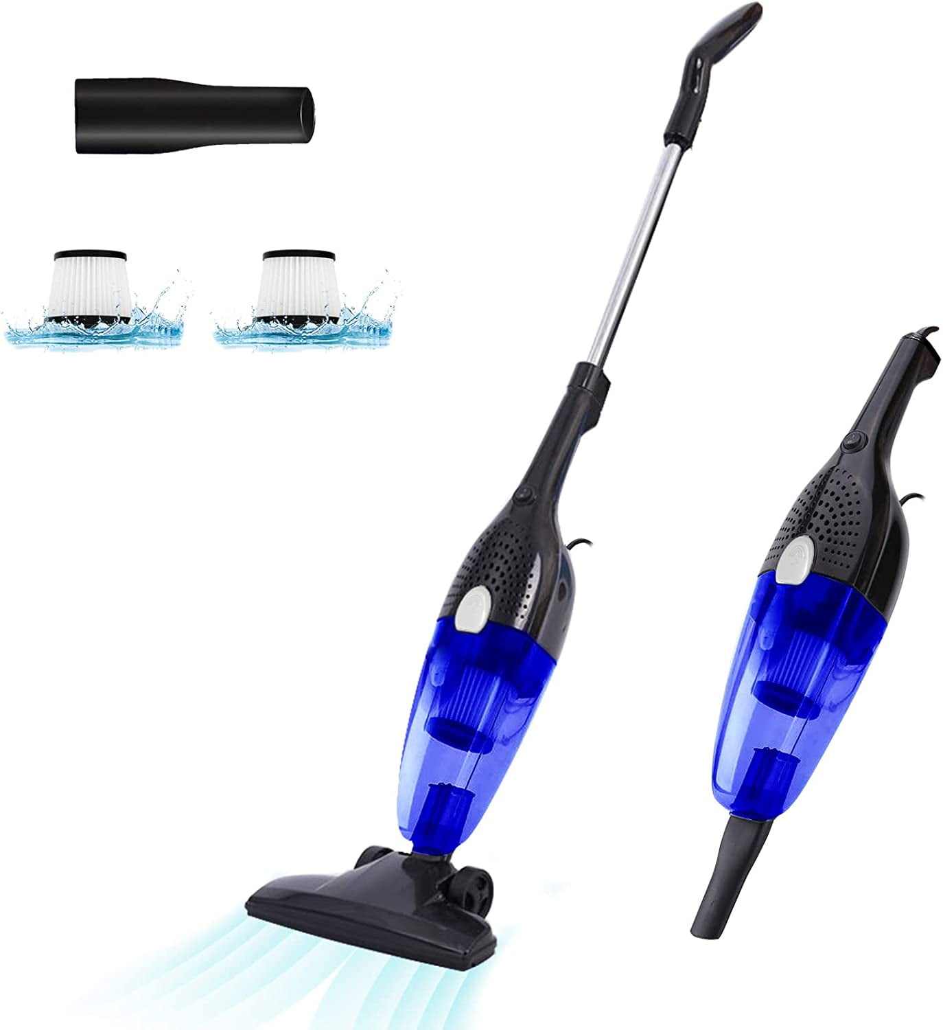 Corded Vacuum Cleaner 4 in 1 Lightweight Stick Vacuum with 400W 12Kpa
