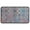 Red Floral Square, variant on Red Floral Square Pattern Door Rugs,Washable Non Slip Door Mats Indoor,Decorative Door Mats,Entry Mat Indoor for Entrance,Bedroom,Kitchen,Bathroom,30"x17"