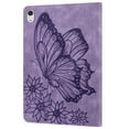 thumbnail image 6 of Feishell Case Fit for Apple iPad 10th Gen 10.9 inch 2022,Shockproof Retro Butterfly Embossed Pattern PU Leather Anti-scratch Card Slots Flip Kickstand Protective Case Cover,Purple, 6 of 11