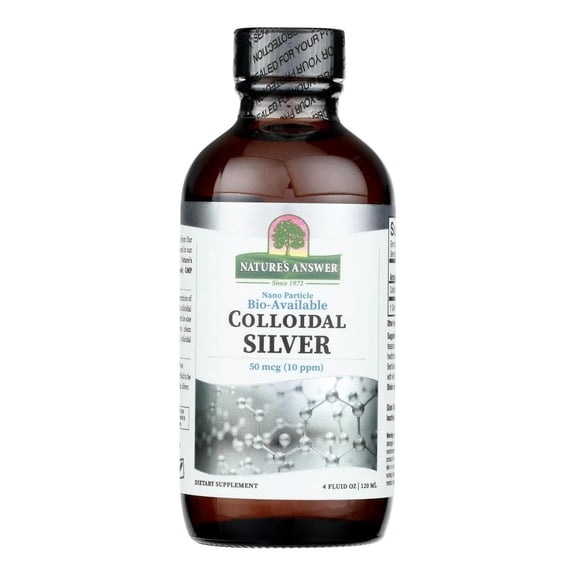 Nature's Answer LIQUID COLLODIAL SILVER 4OZ 1 ea
