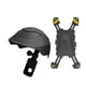 thumbnail image 1 of Visera para teléfono de motocicleta con parasol, moderna, giratoria 360 grados, antideslizante. Amarillo, 1 of 9