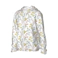 thumbnail image 2 of Fotbe Floral Men's Women's UPF 50+ Sun Protection Jacket Hooded Cooling Shirt with Pockets Hiking Outdoor Performance-Large, 2 of 8