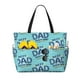 thumbnail image 1 of Fotbe Best Dad Ever Bolsa de Viaje para Playa - Resistente al Agua, Bolsa Tote de Gran Capacidad y Ligera con 7 Bolsillos para Mujeres y Hombres, 1 of 7